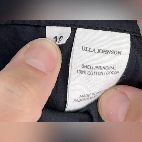 Ulla Johnson Size 10 Elegant Black Ruffle Dress - Picture 12 of 13